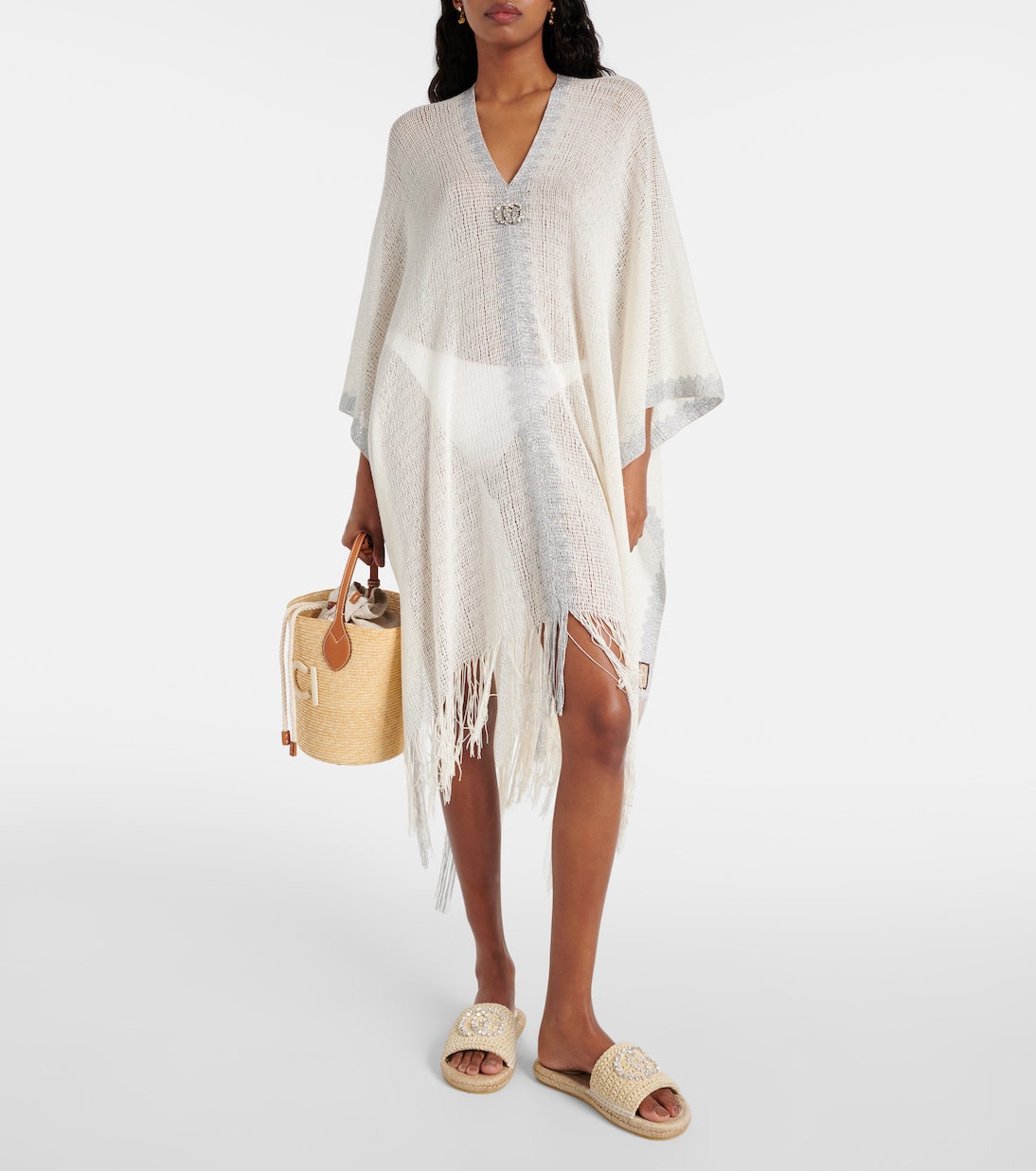 Interlocking G espadrille slides | Gucci