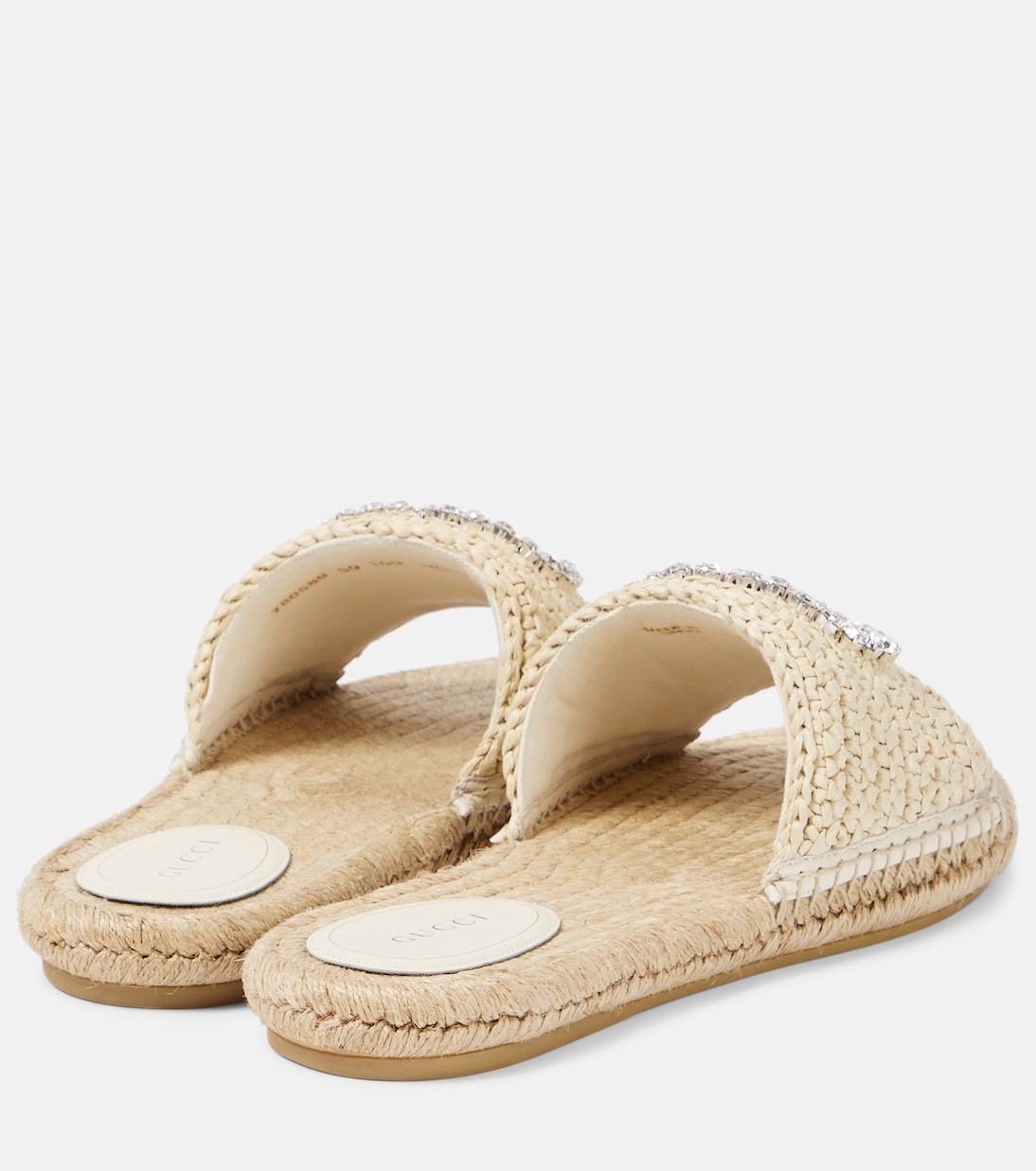 Interlocking G espadrille slides | Gucci