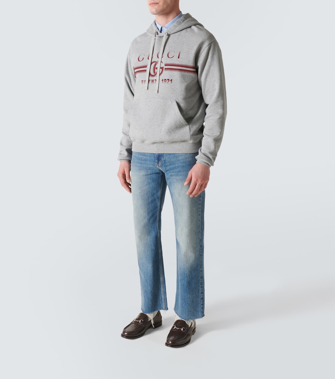 Sudadera con capucha de algodón con logo | Gucci