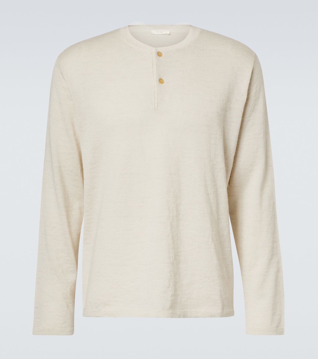 Henley-Top Ennio aus Wolle und Seide | The Row