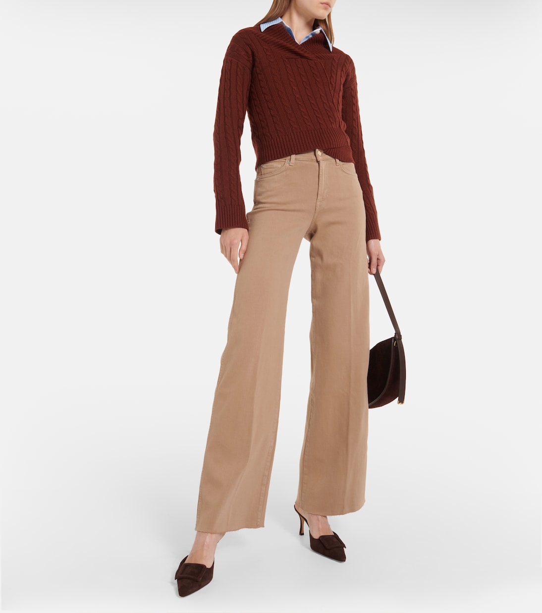 Jeans a gamba larga Lotta a vita alta | 7 For All Mankind