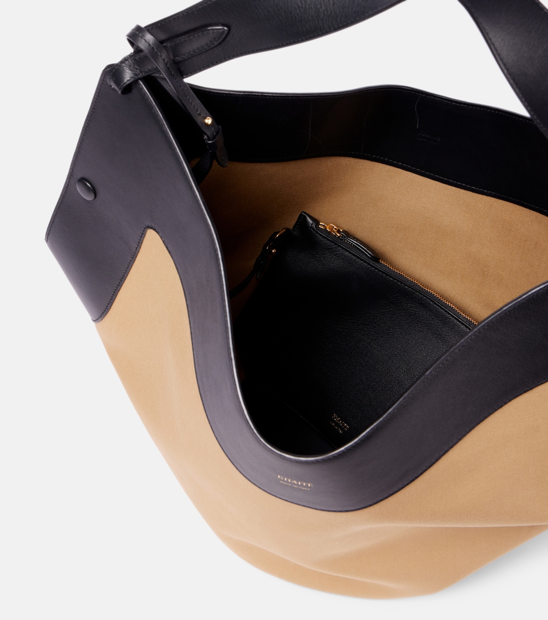 Borsa Lotus Medium in canvas e pelle | Khaite
