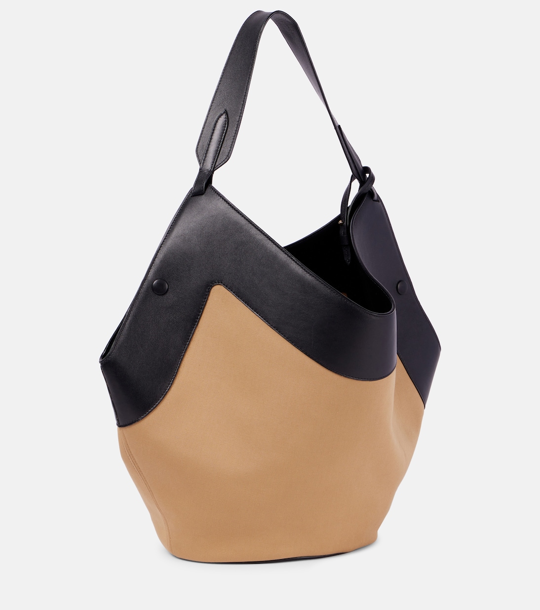Borsa Lotus Medium in canvas e pelle | Khaite