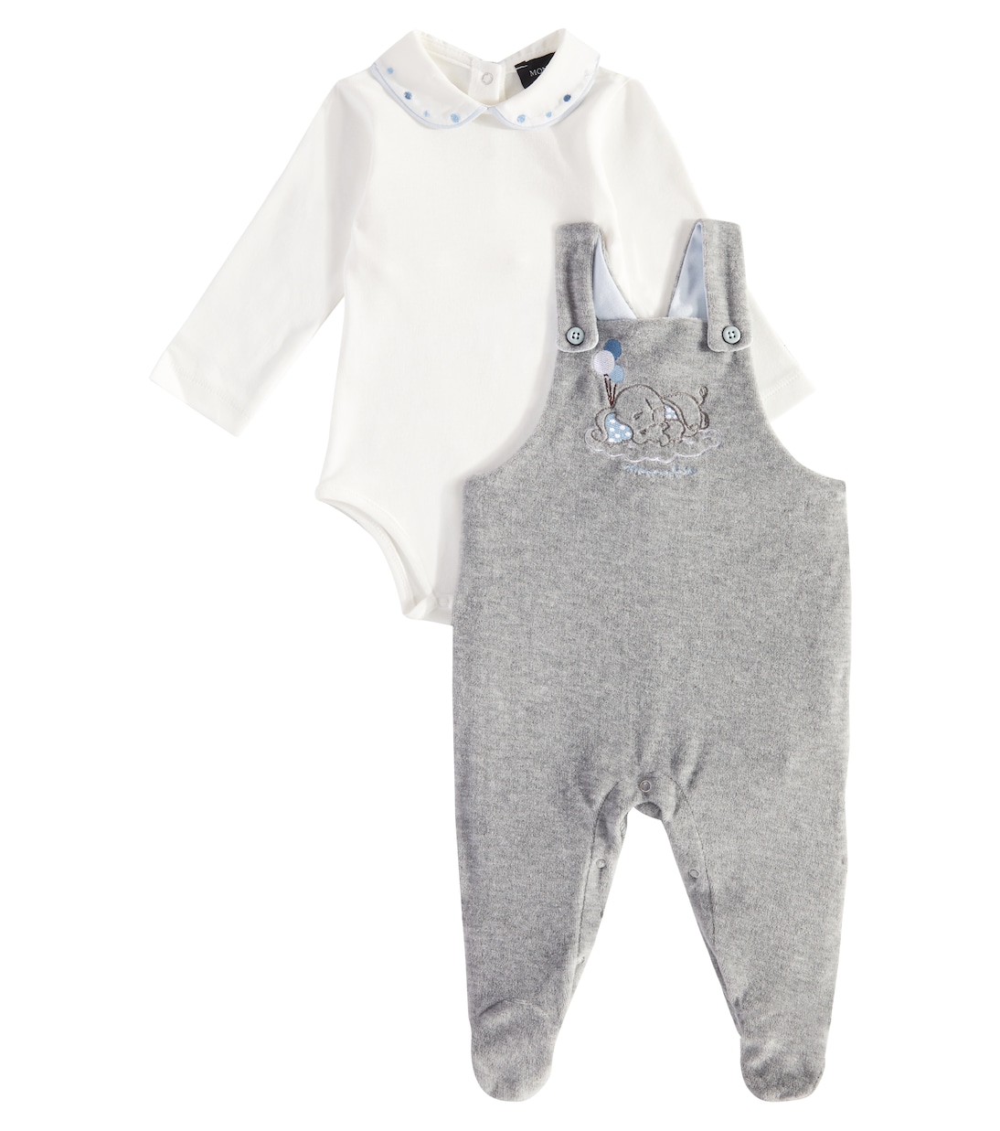 Baby - Salopette e body in cotone | Monnalisa