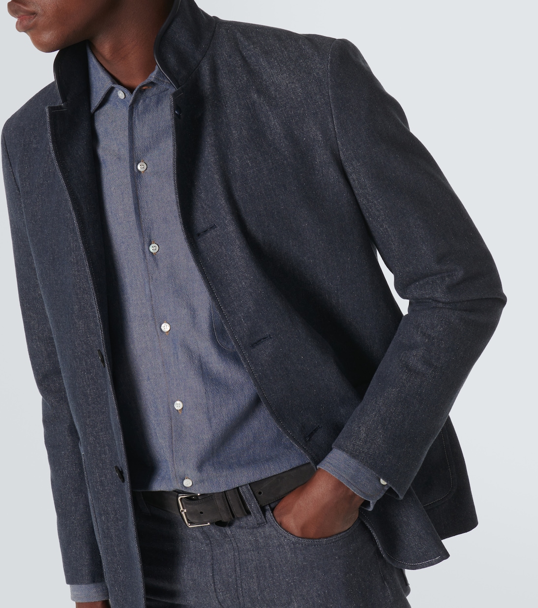 Camicia André in chambray | Loro Piana