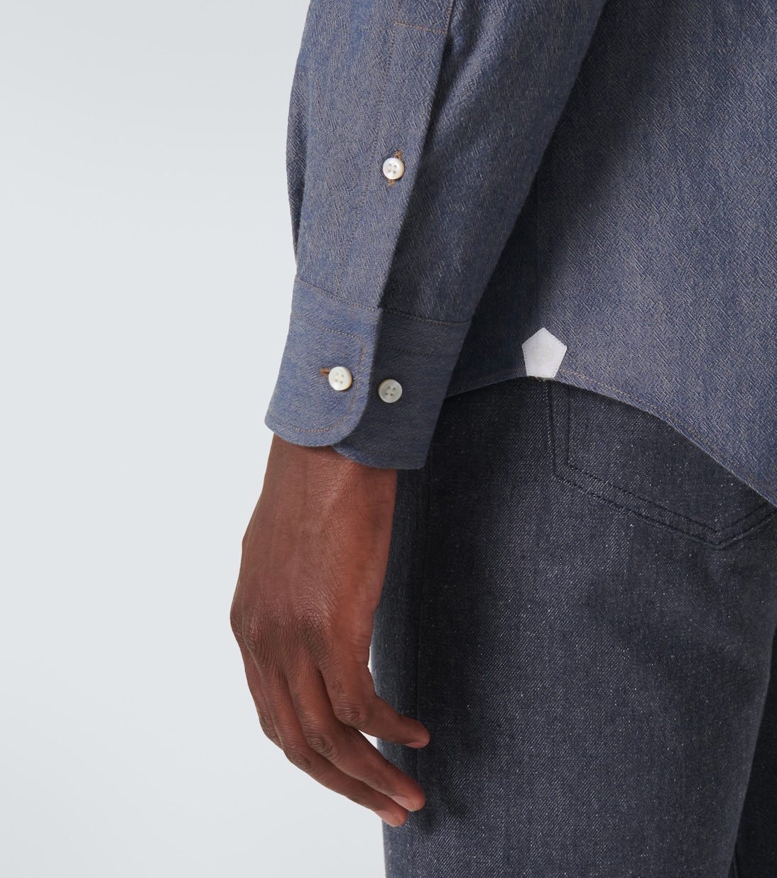 Camicia André in chambray | Loro Piana