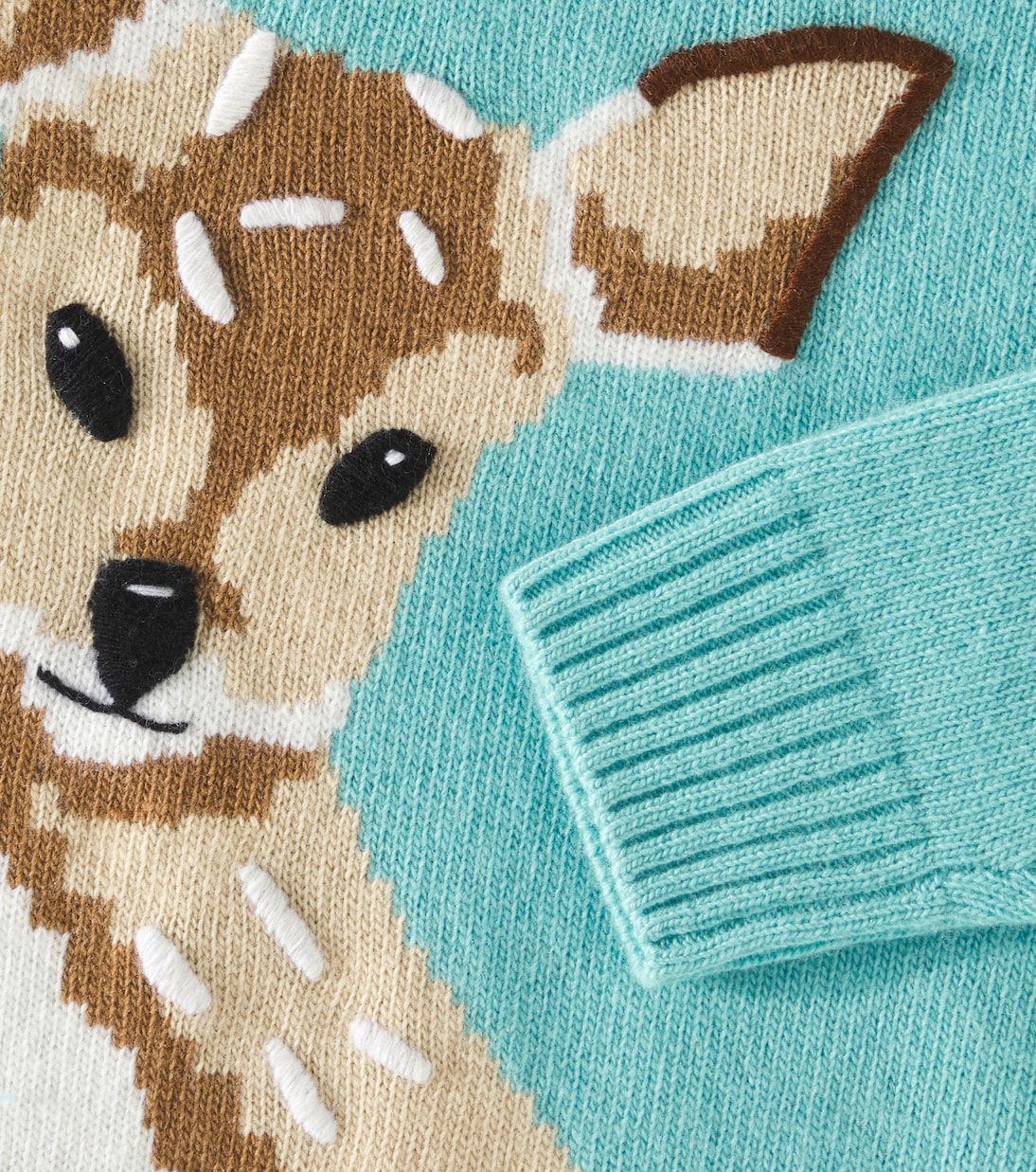 Pull intarsia en laine vierge  | Il Gufo