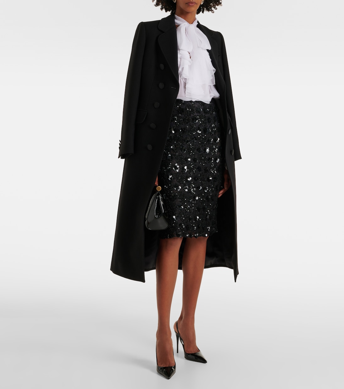 Blusa in seta con fiocco | Dolce&Gabbana