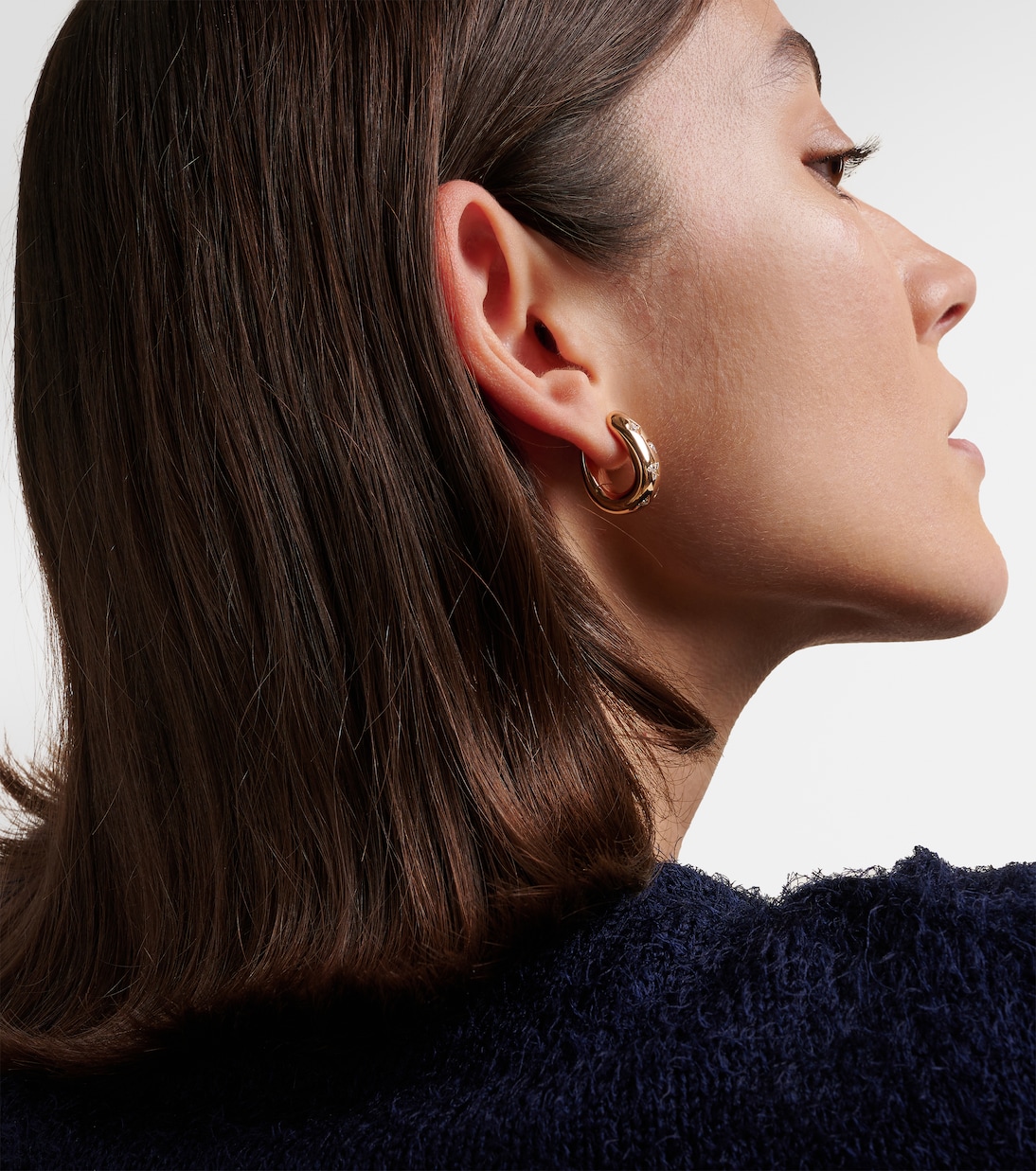 Iconica 18kt rose gold earrings with diamonds | Pomellato