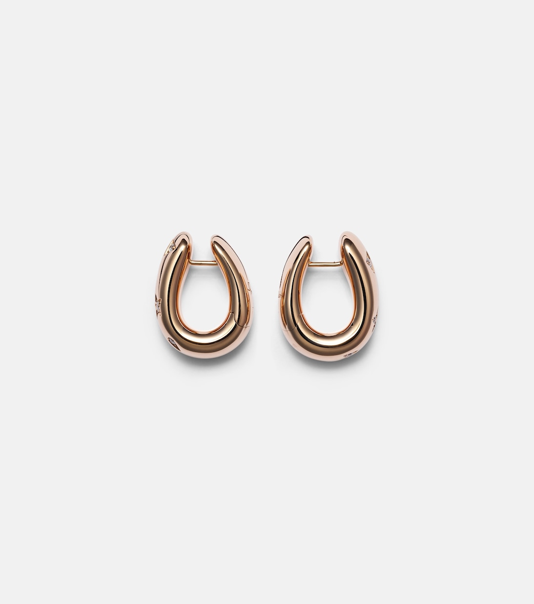 Iconica 18kt rose gold earrings with diamonds | Pomellato