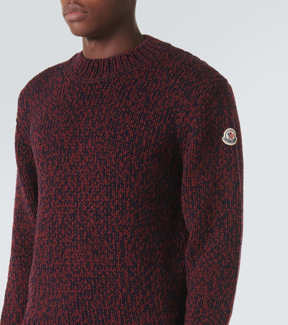 Mouliné wool sweater | Moncler
