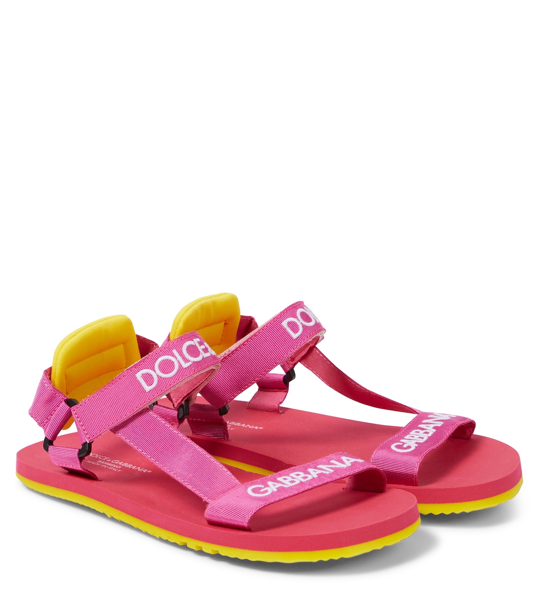 Sandali in grosgrain con logo | Dolce&Gabbana Kids