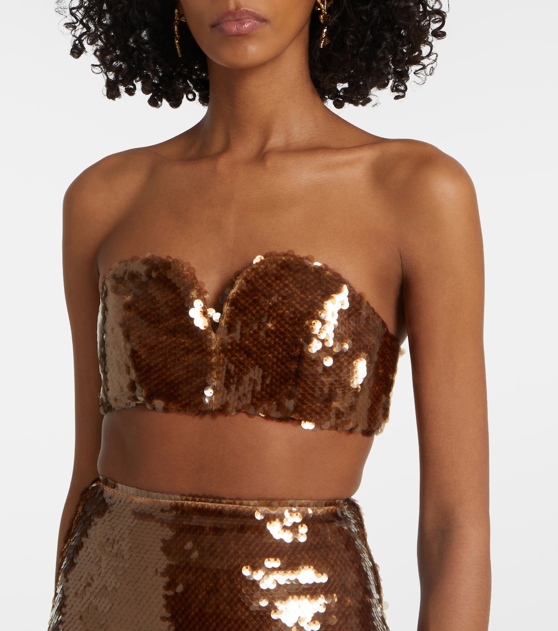 Sequined bra top | Blazé Milano