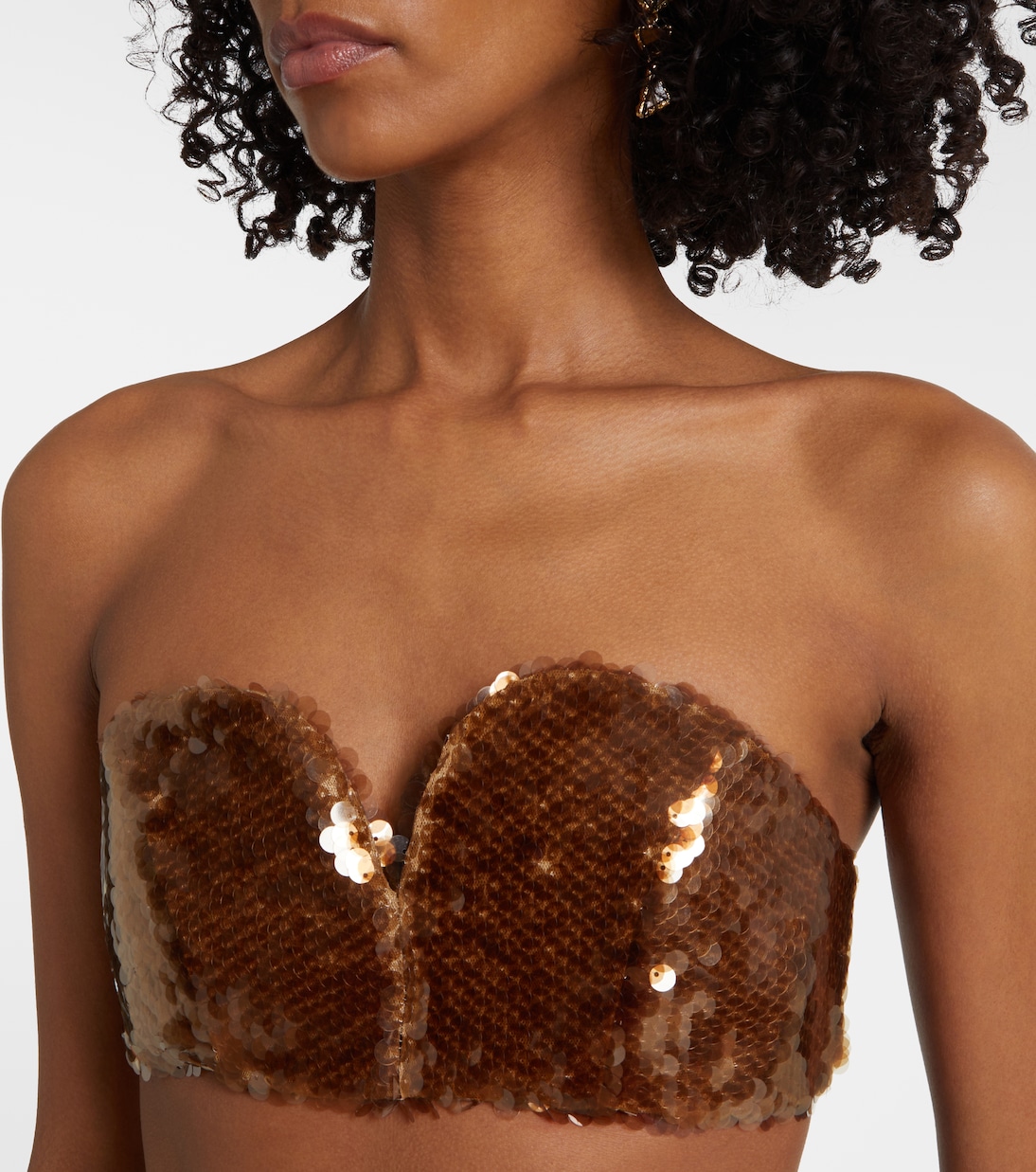 Sequined bra top | Blazé Milano