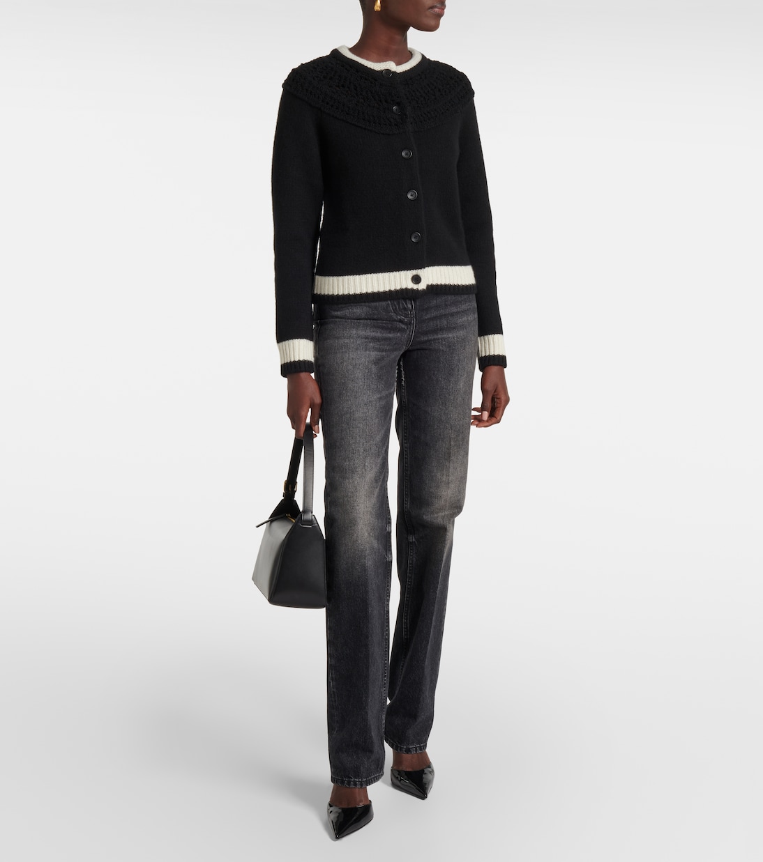 Cardigan en laine mélangée | Xu Zhi
