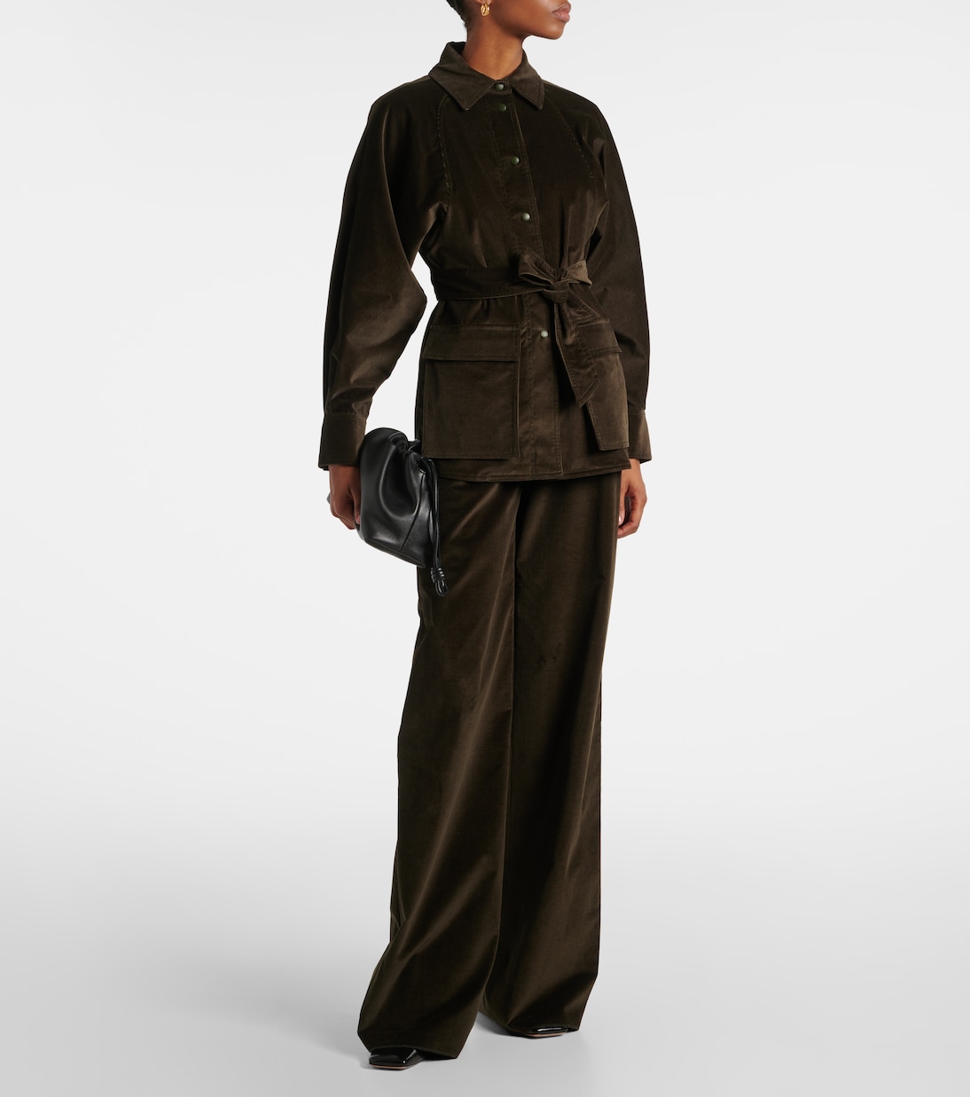 Pantaloni flared Tritone in velluto | Max Mara