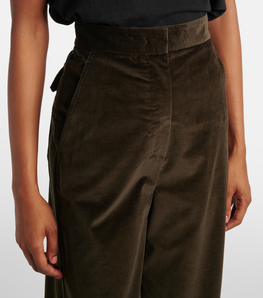 Pantaloni flared Tritone in velluto | Max Mara