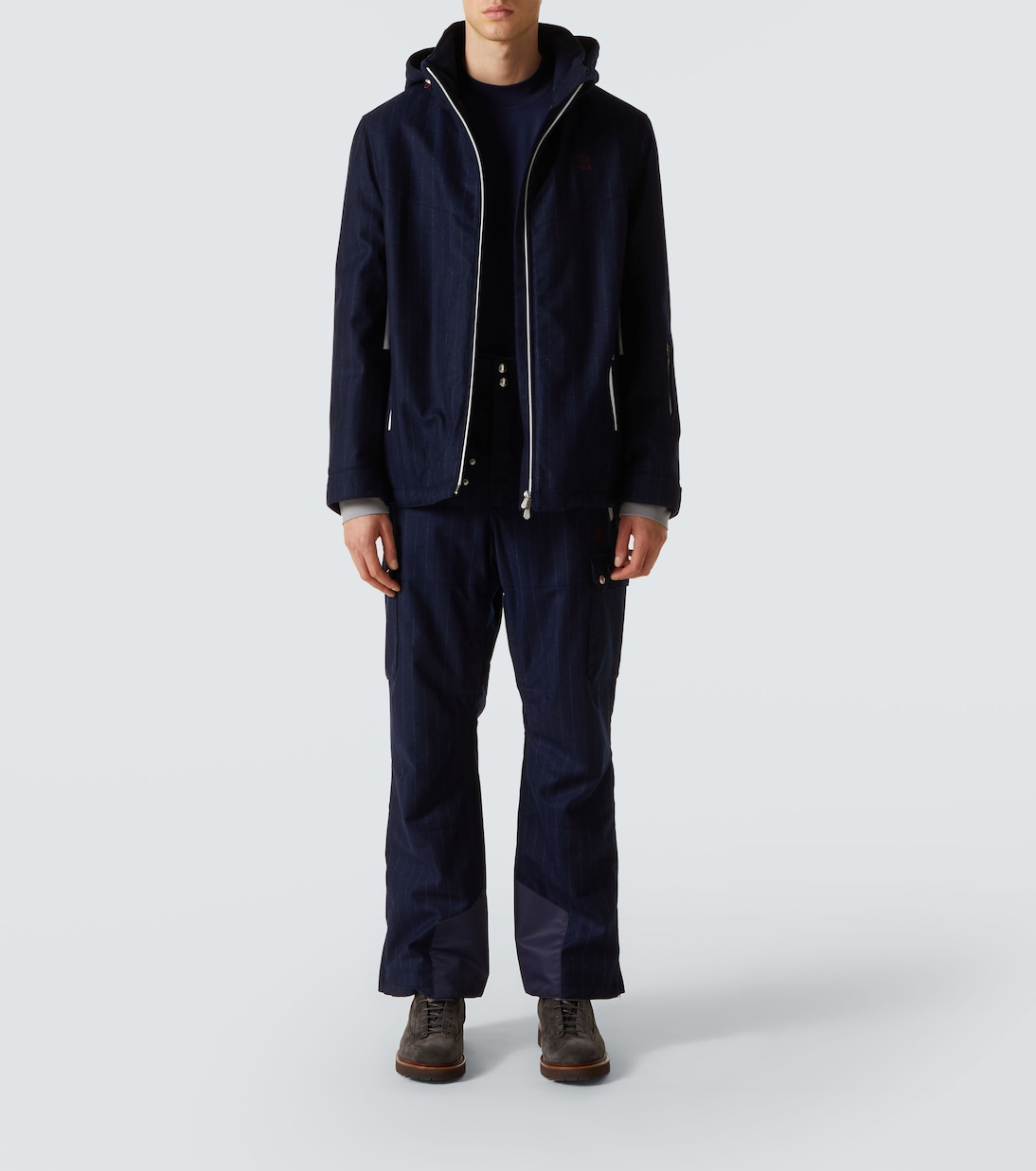 Camiseta de seda con logo | Brunello Cucinelli