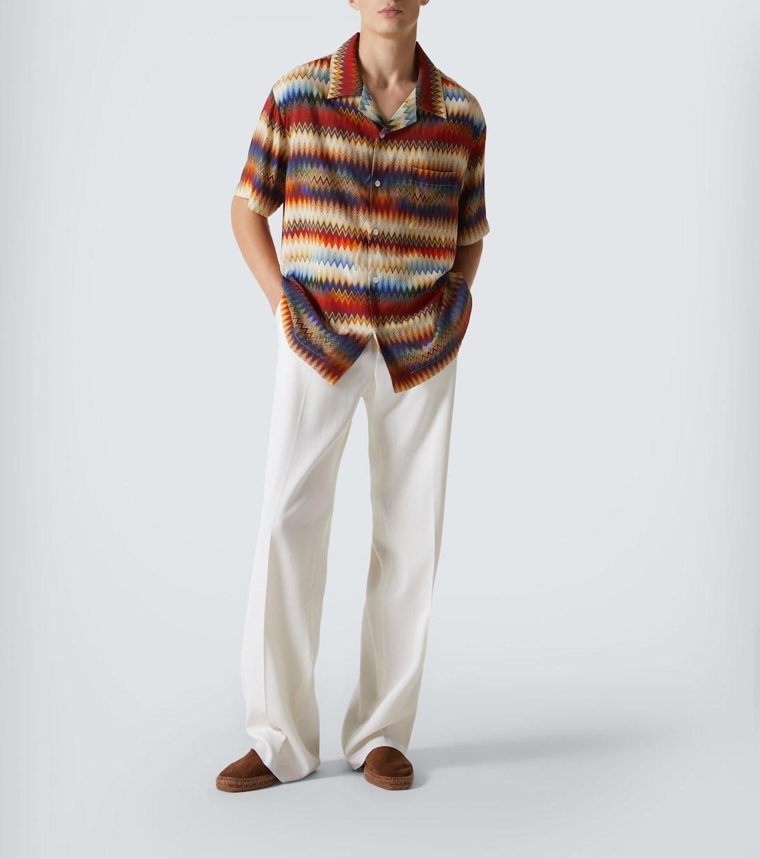 Camisa bowling en zigzag | Missoni
