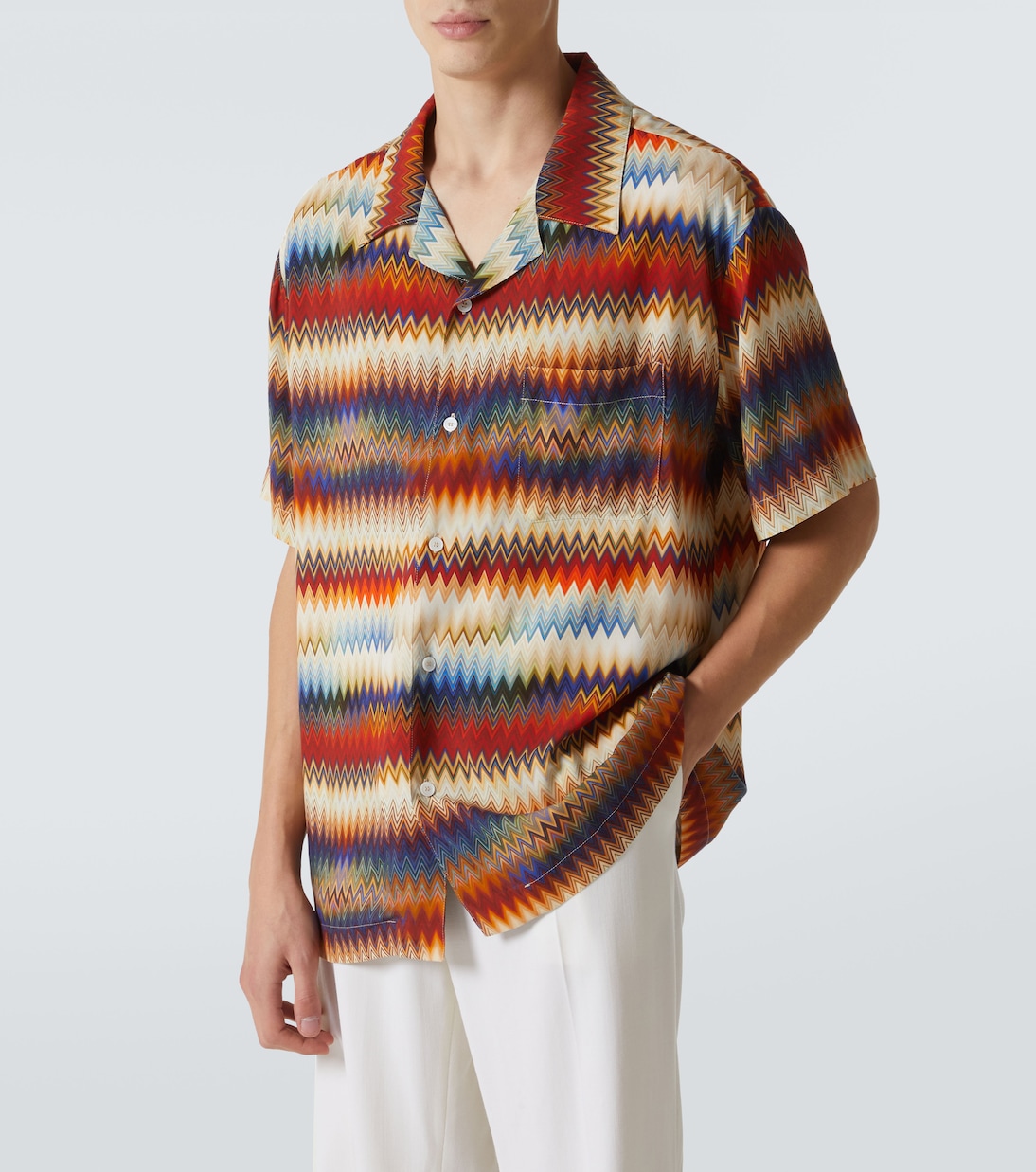 Camisa bowling en zigzag | Missoni