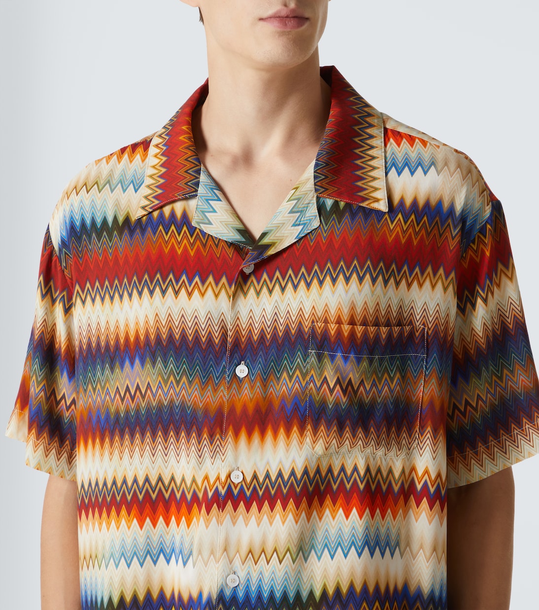 Camisa bowling en zigzag | Missoni