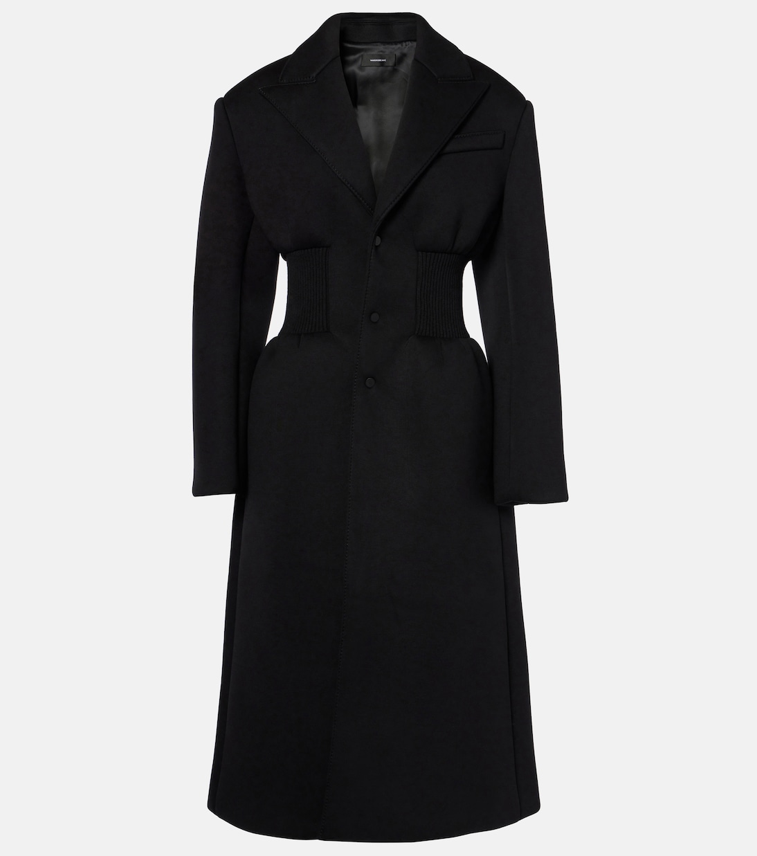 Abrigo Bonded de botonadura simple | Wardrobe.NYC