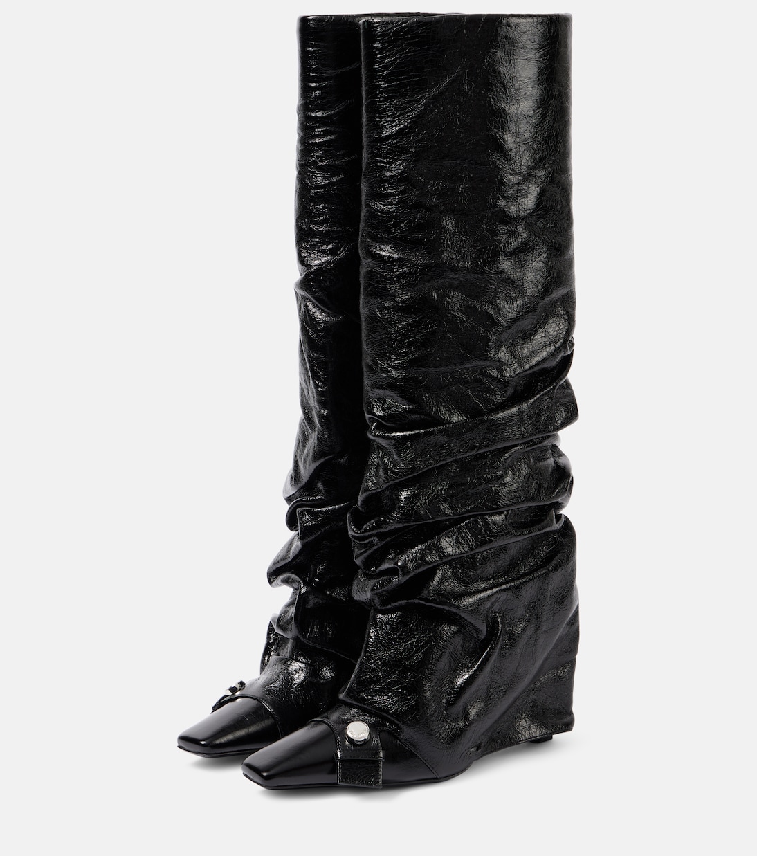 Botas altas Juno 95 de piel | The Attico