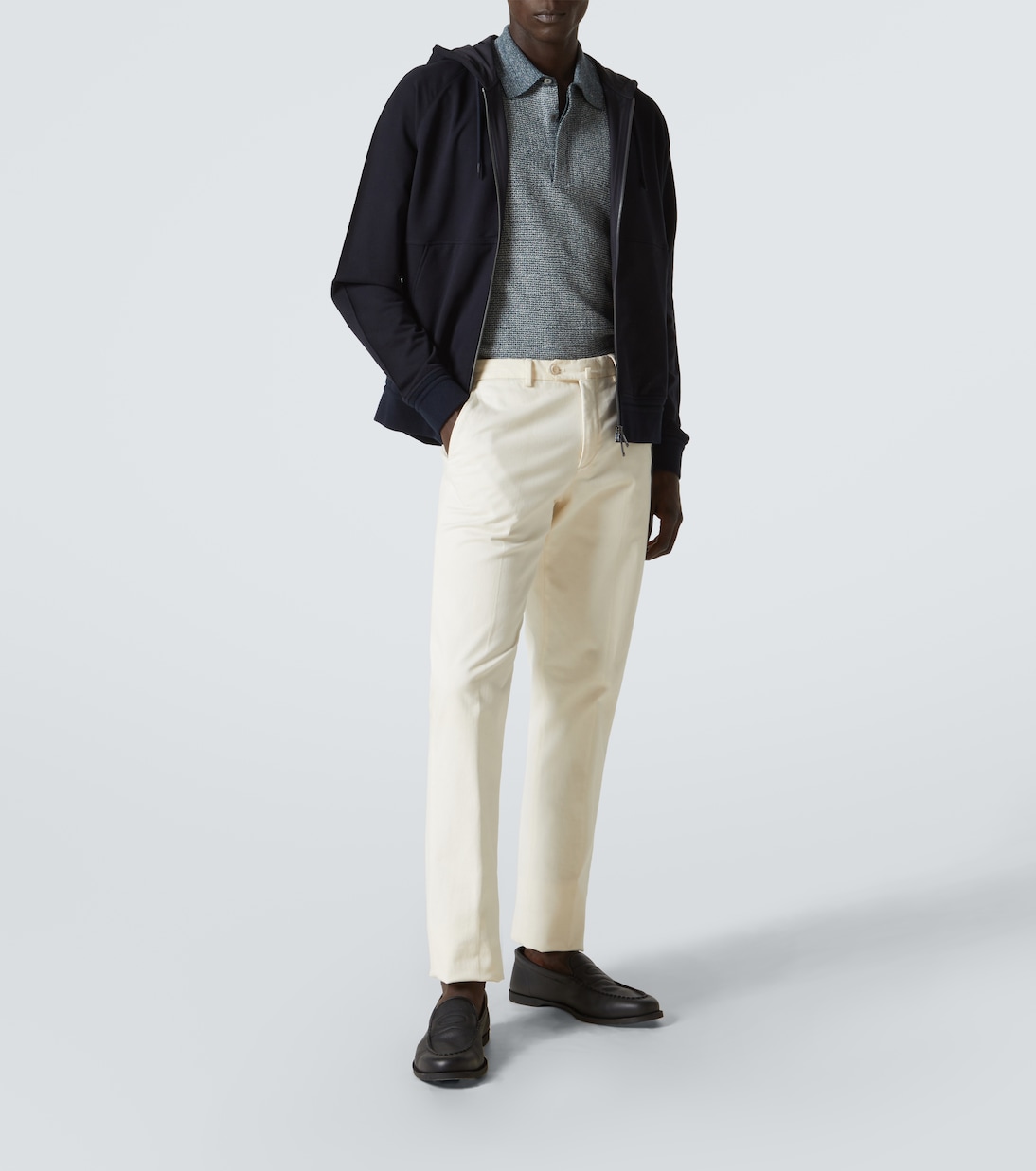 Sudadera con capucha de mezcla de algodón | Zegna