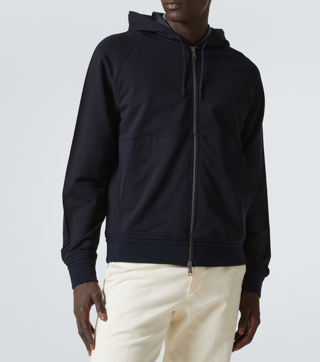 Sudadera con capucha de mezcla de algodón | Zegna