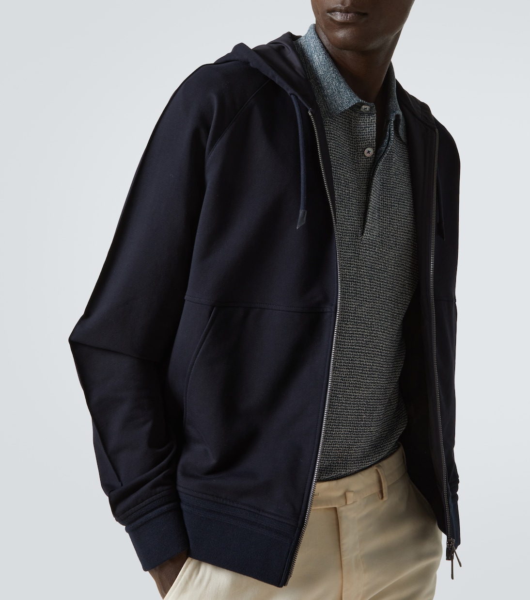 Sudadera con capucha de mezcla de algodón | Zegna