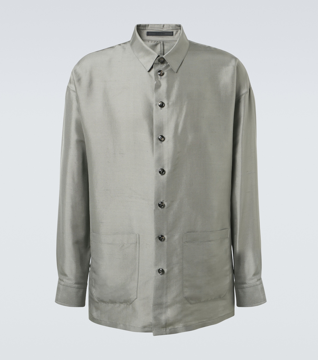 Hemdjacke aus Seide | Giorgio Armani