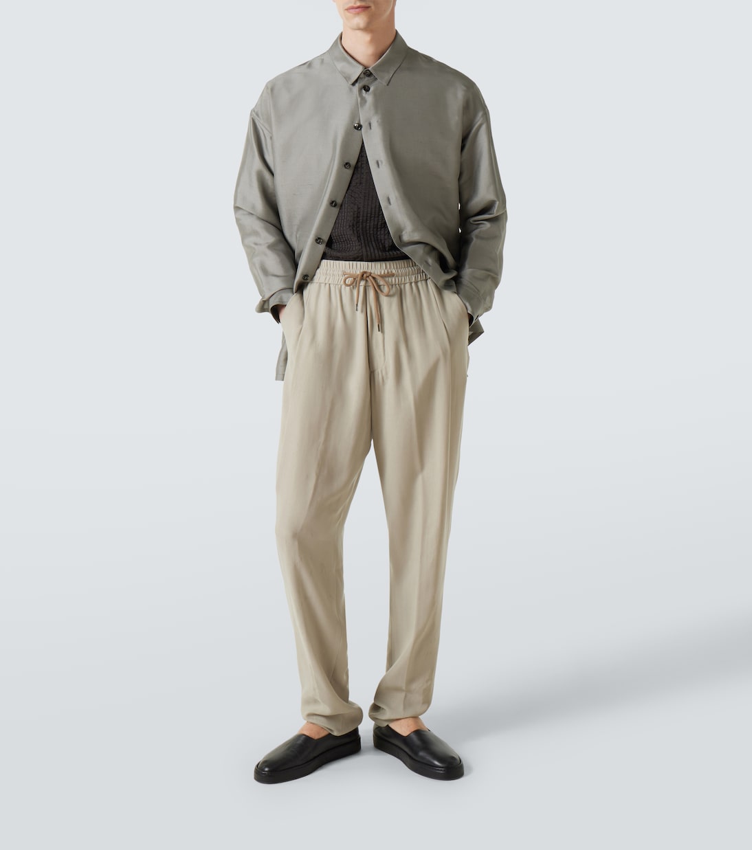 Hemdjacke aus Seide | Giorgio Armani
