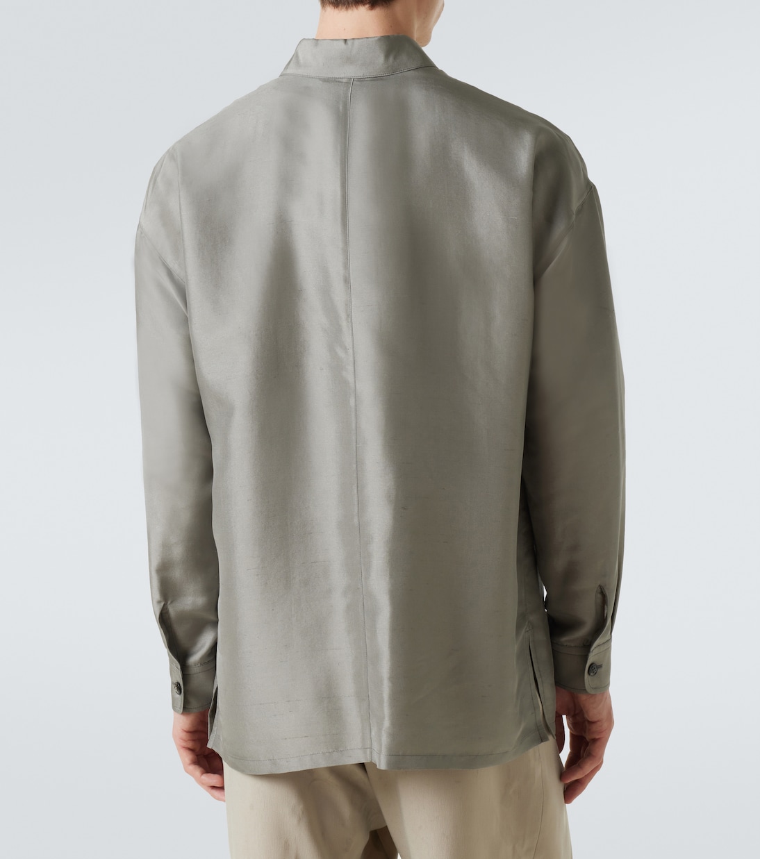 Hemdjacke aus Seide | Giorgio Armani
