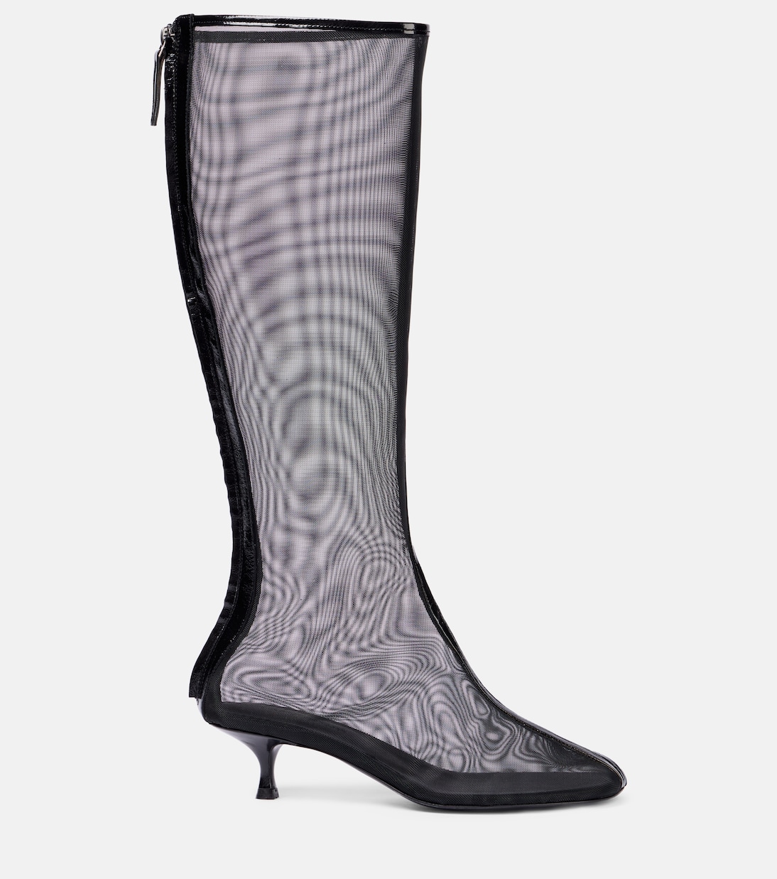 Vapour mesh knee-high boots | Christopher Esber