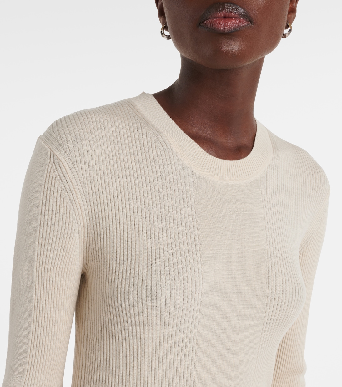 Pullover in maglia di lana a coste | Joseph