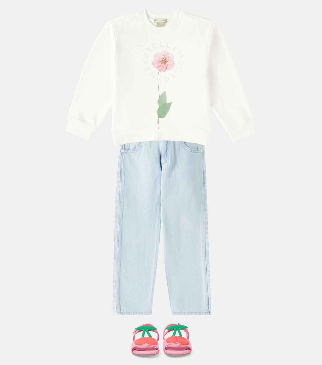 Sandales Cherry en cuir synthétique | Stella McCartney Kids