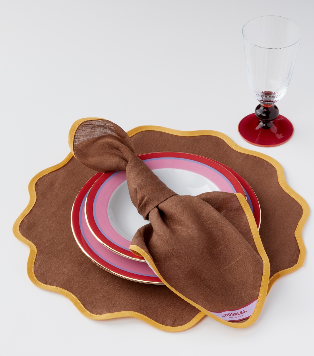 Cloud set of 4 linen placemats | La DoubleJ
