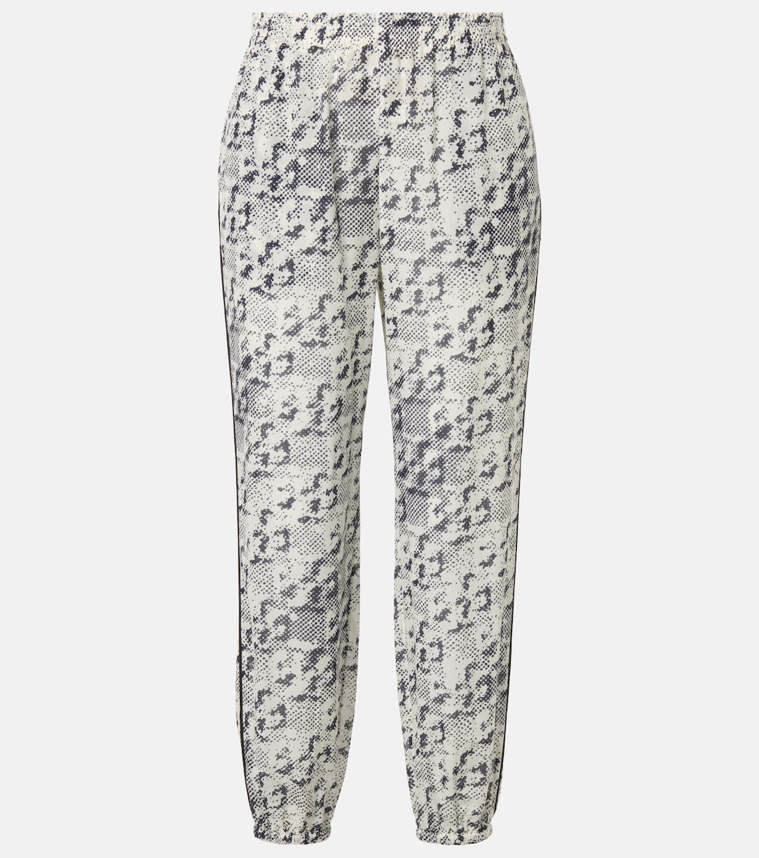Pantaloni in seta e cotone con stampa | Tory Burch