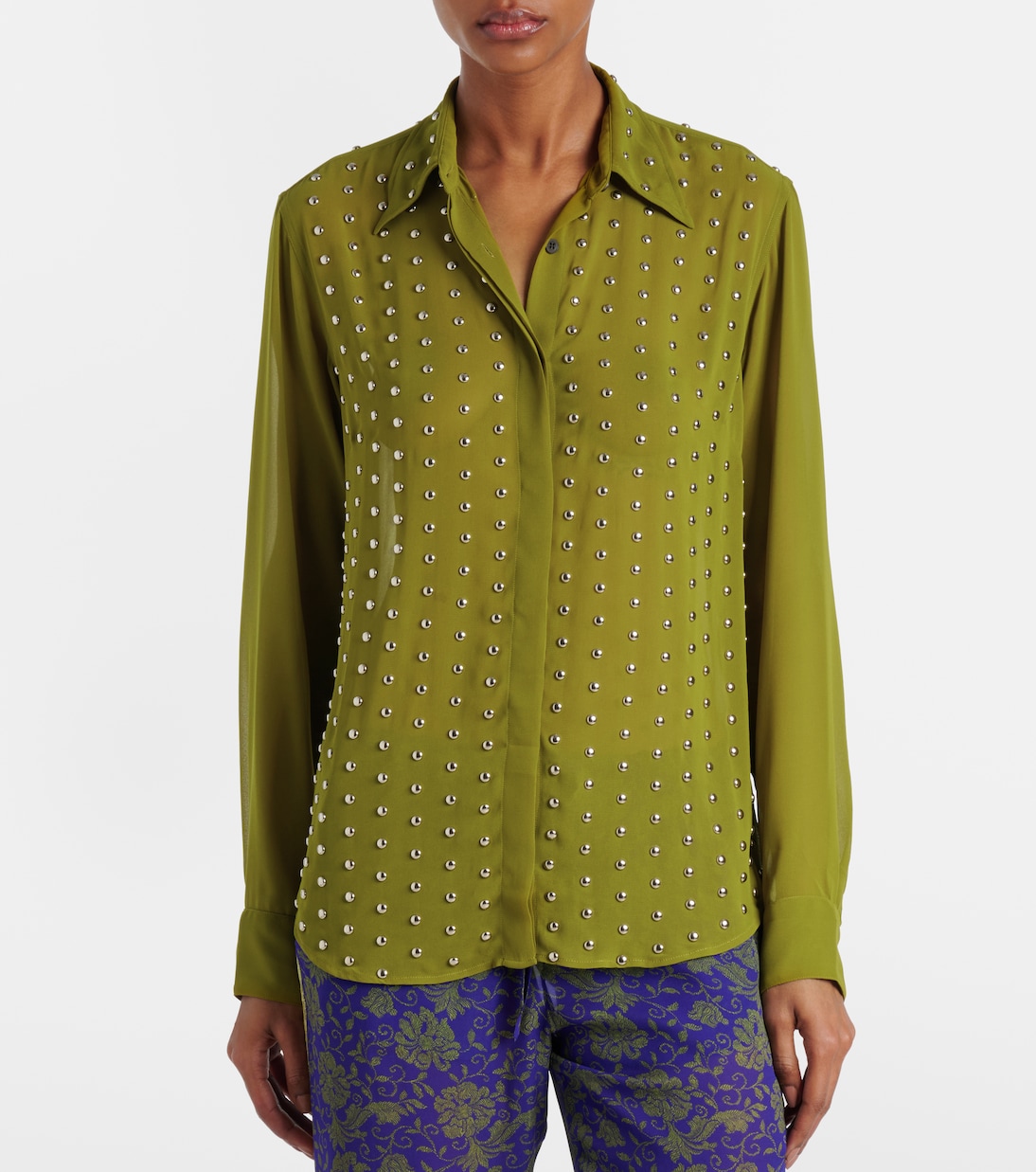 Camicia Chowy con borchie | Dries Van Noten