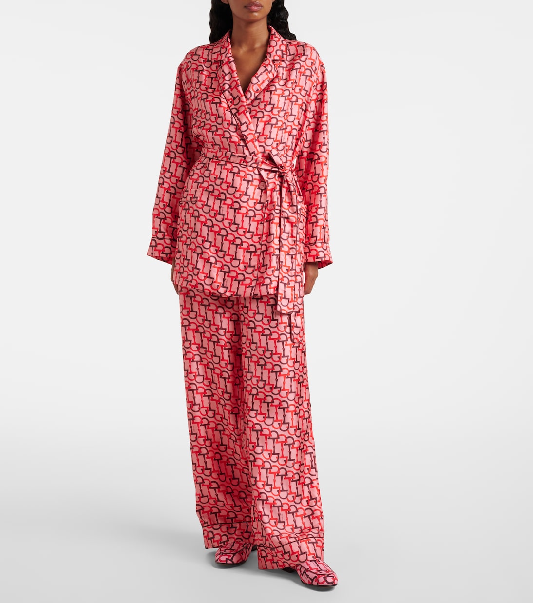 Camisa de seda estampada | Gucci