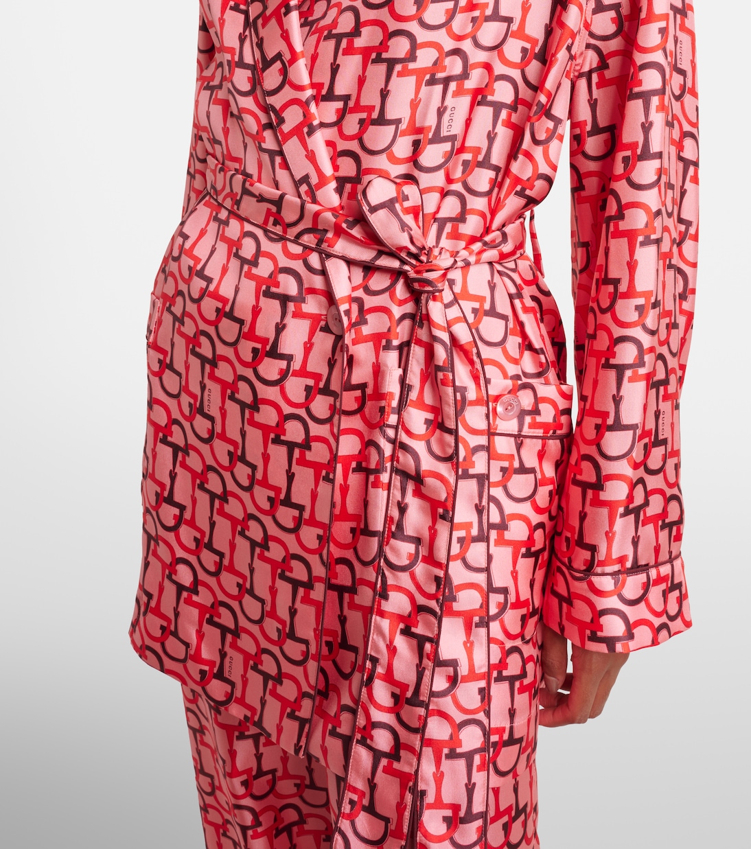 Camisa de seda estampada | Gucci