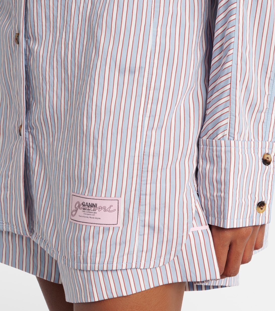 Camisa a rayas | Ganni
