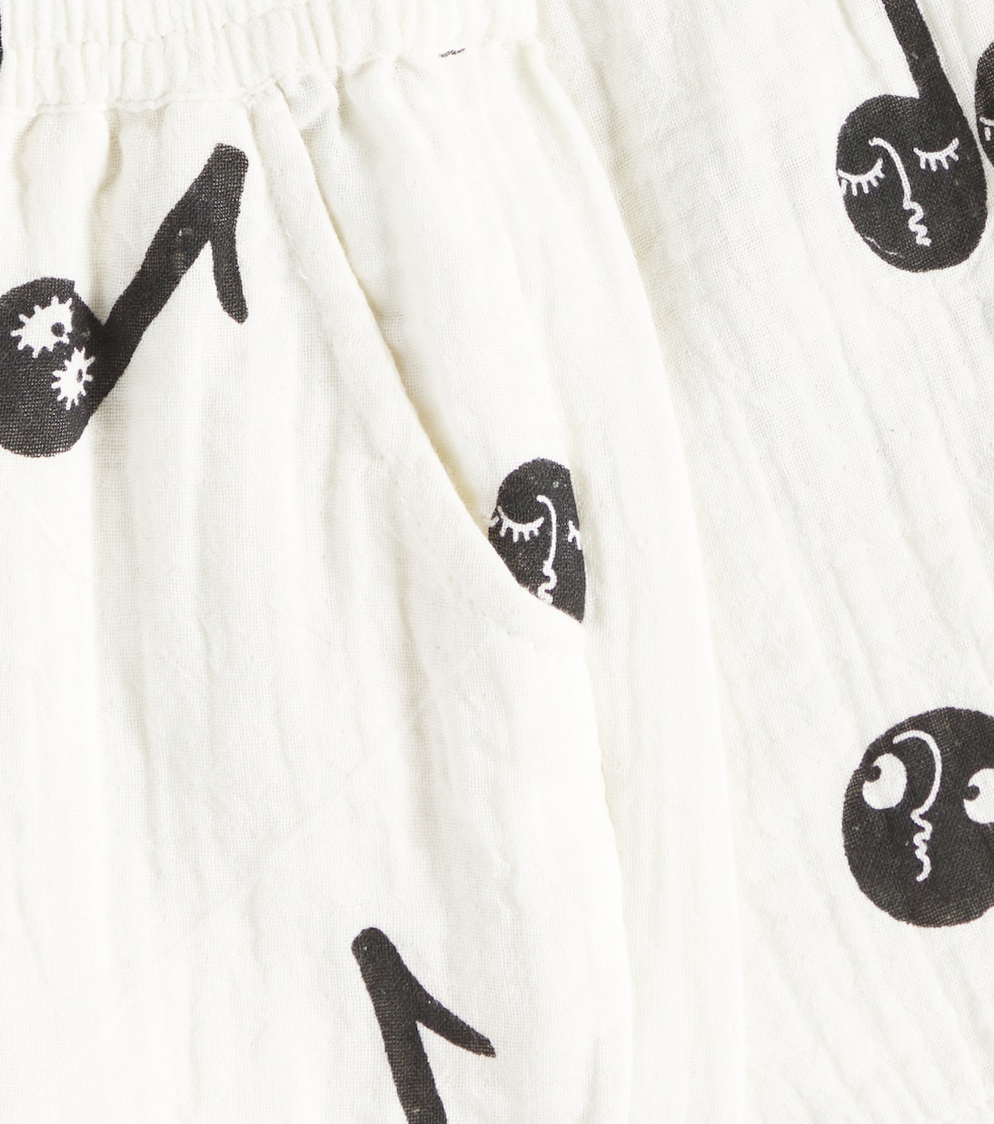 Shorts Note in mussola di cotone | Mini Rodini