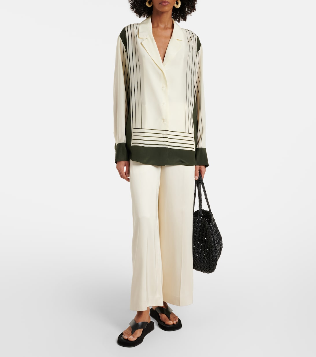 Camicia Leilana in crêpe de chine di seta | SIR