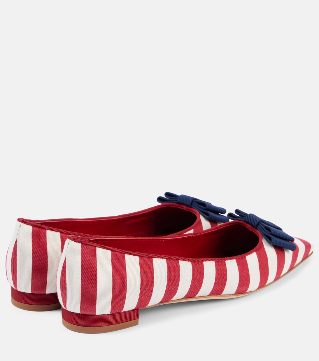 Ballerines Reador rayées | Manolo Blahnik