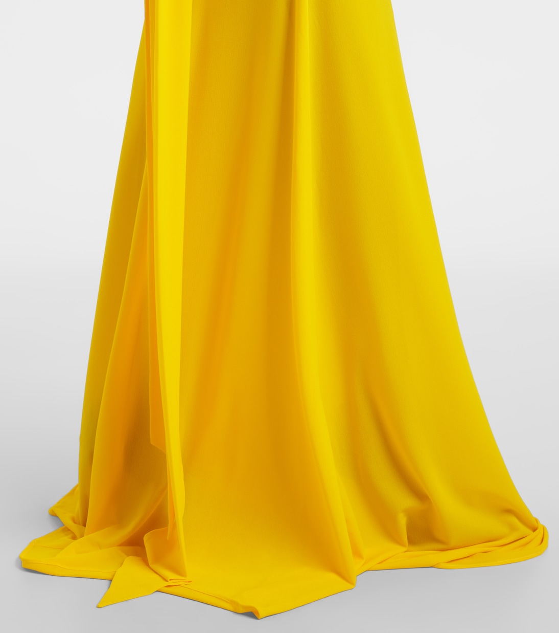 Draped one-shoulder crêpe jersey gown | Alex Perry