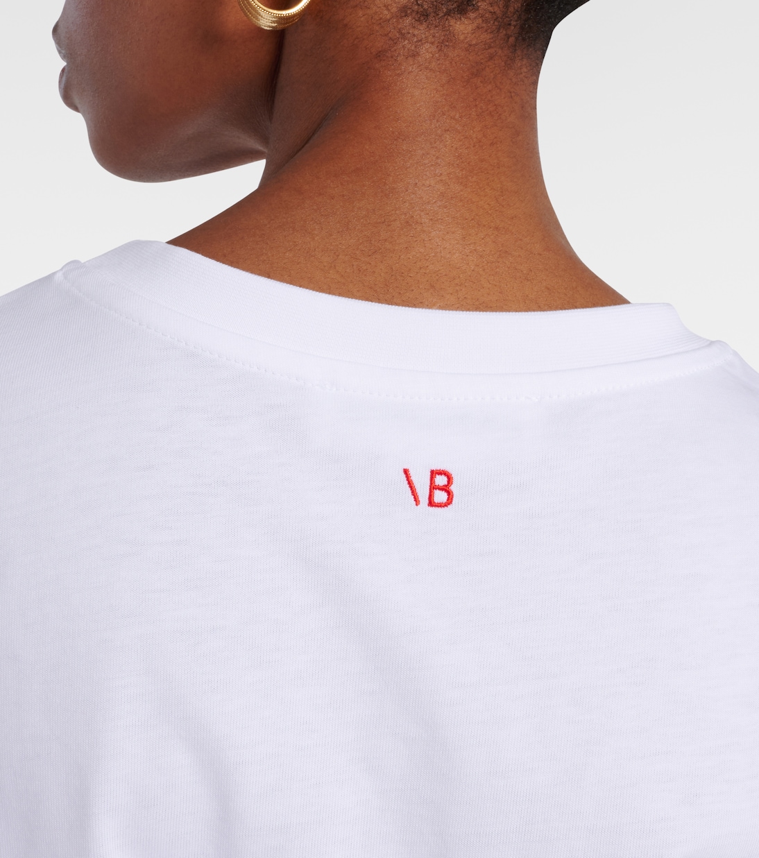 Cotton jersey T-shirt | Victoria Beckham