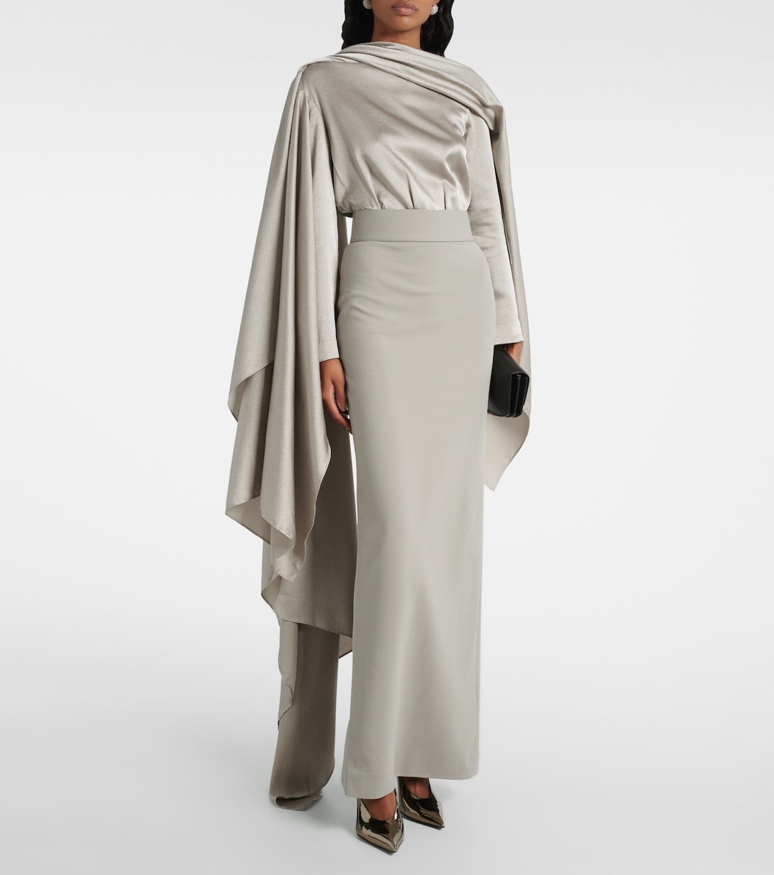 Robe Rosalia mit Satin | Solace London