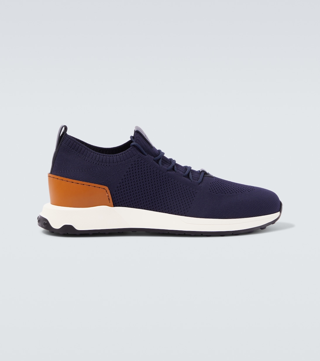 Leather-trimmed sneakers | Tod's