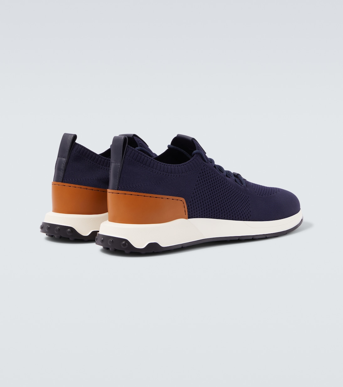 Leather-trimmed sneakers | Tod's